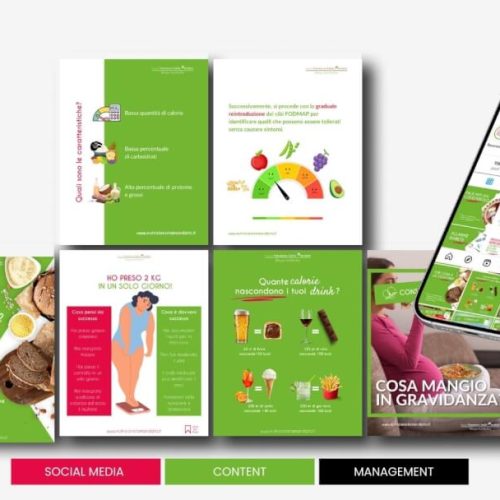 gestione pagine social per nutrizionista gestione instagram per nutrizionista